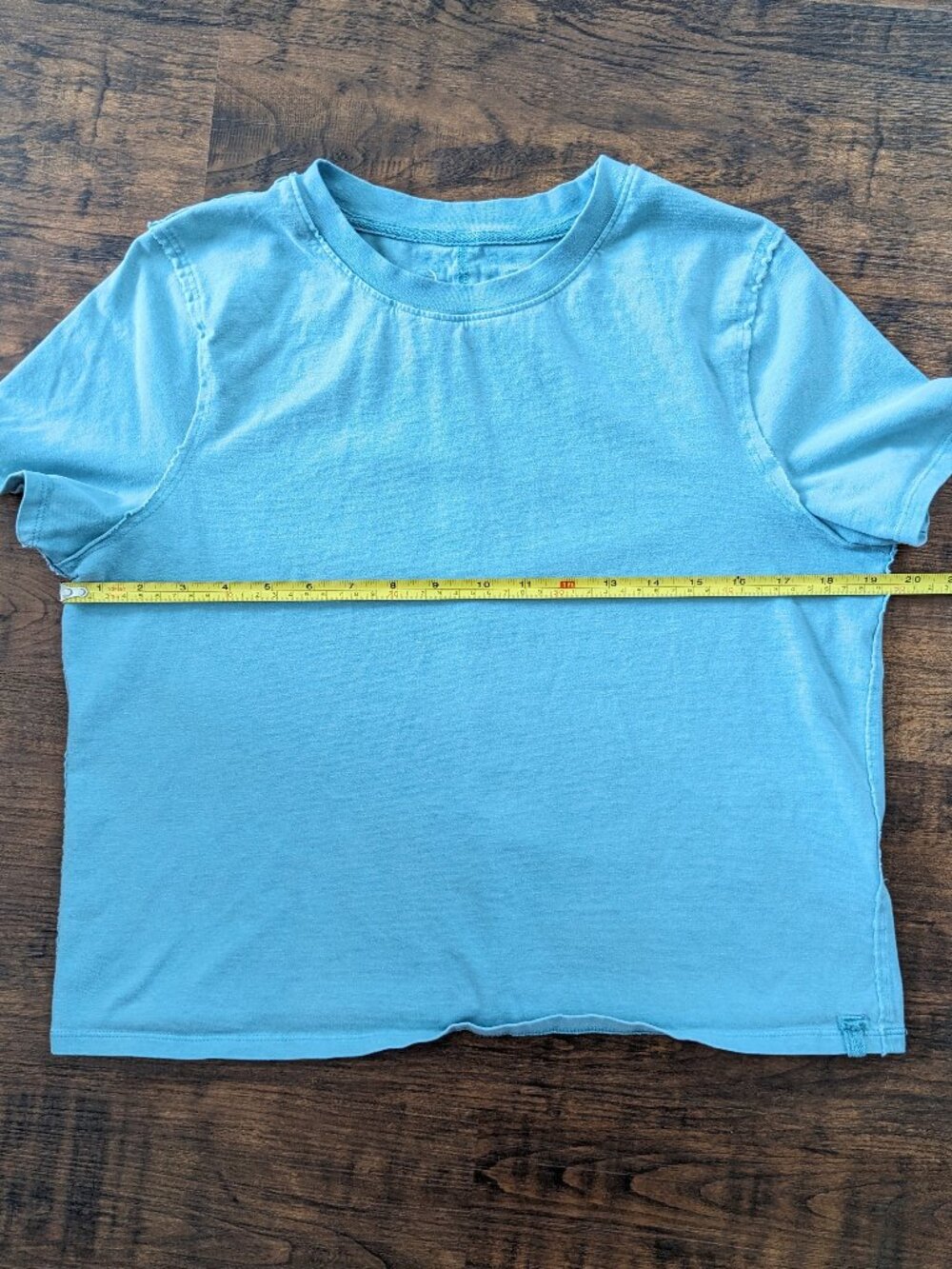 FREE PEOPLE We The Free Everyday Tee SM Mineral Blue - Picture 6 of 8